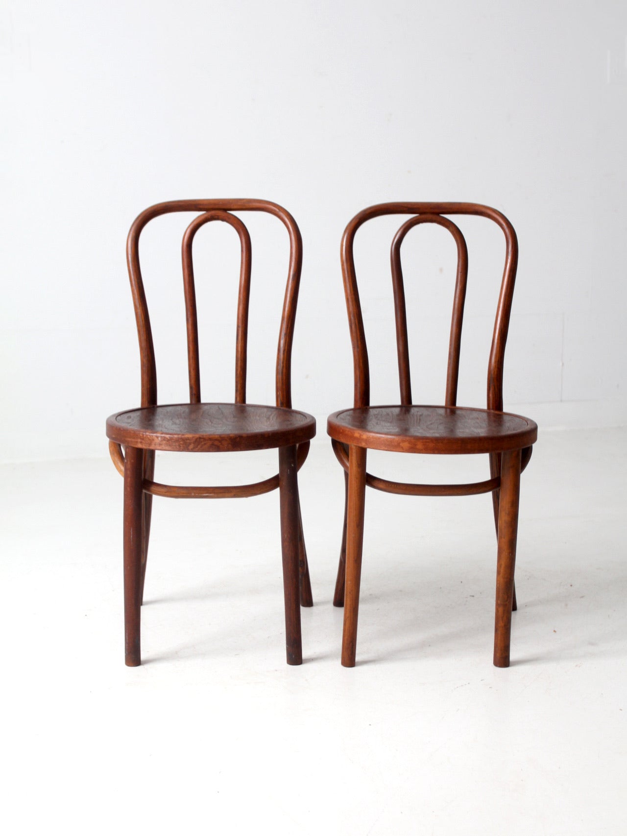 1940s bentwood chairs pair by Great Northern Chair Company