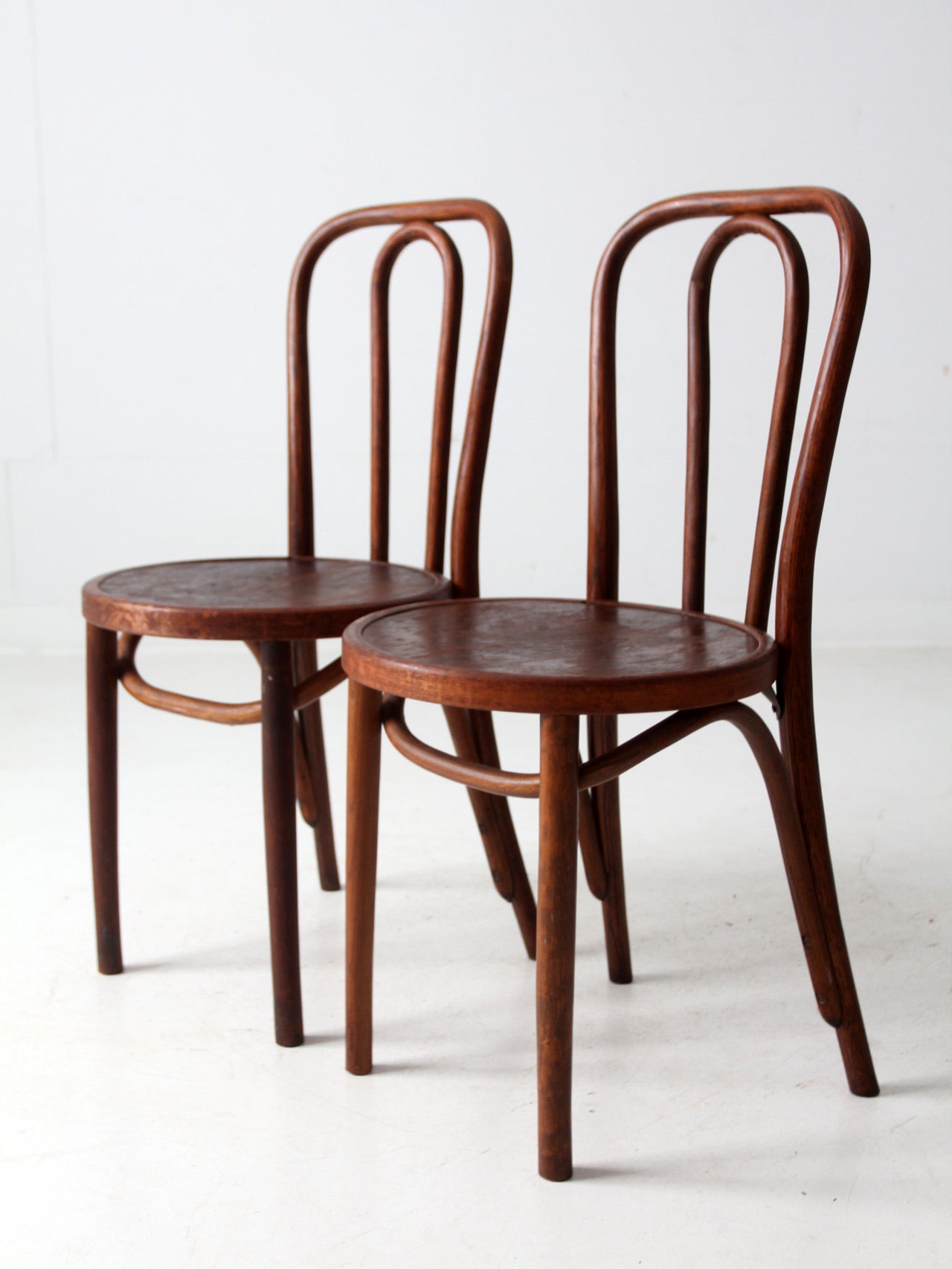 1940s bentwood chairs pair by Great Northern Chair Company