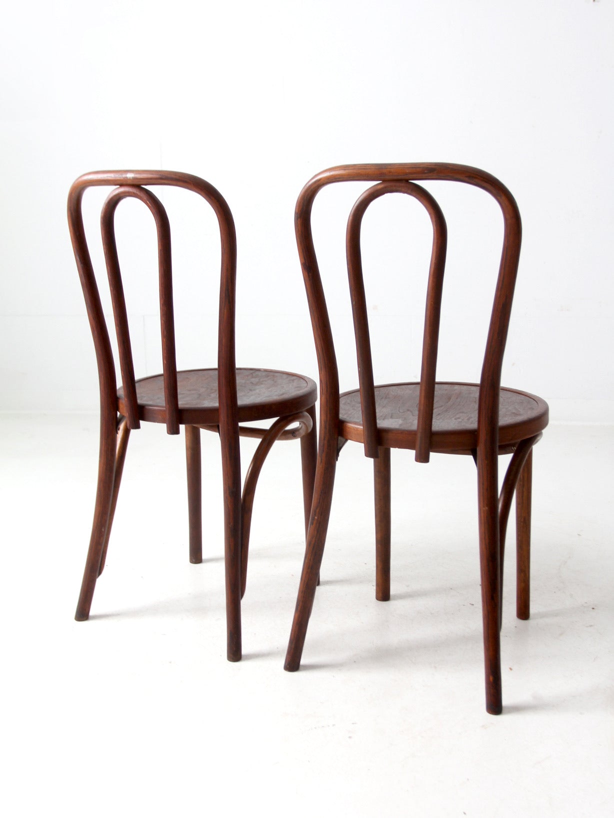 1940s bentwood chairs pair by Great Northern Chair Company