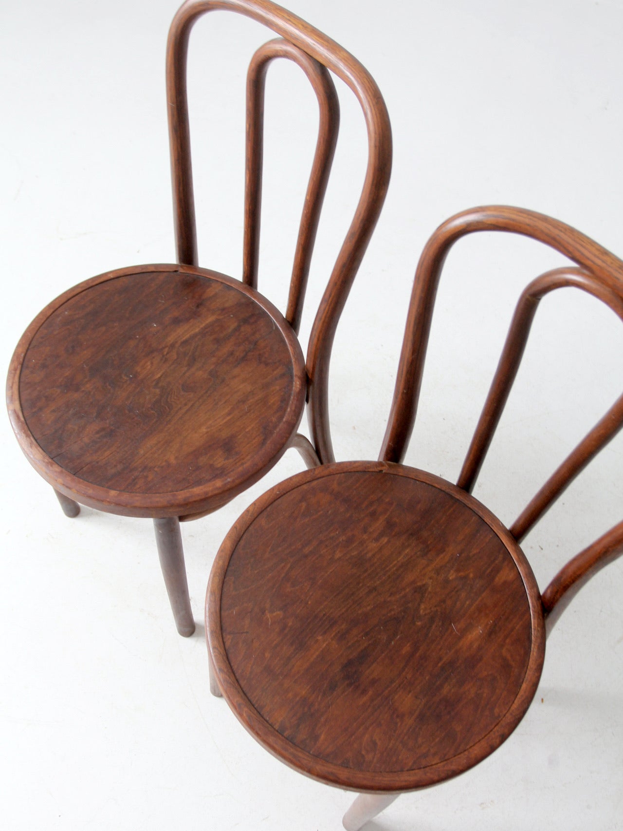 1940s bentwood chairs pair by Great Northern Chair Company