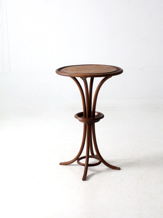 antique bentwood side table