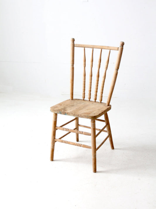 antique spindle back chair