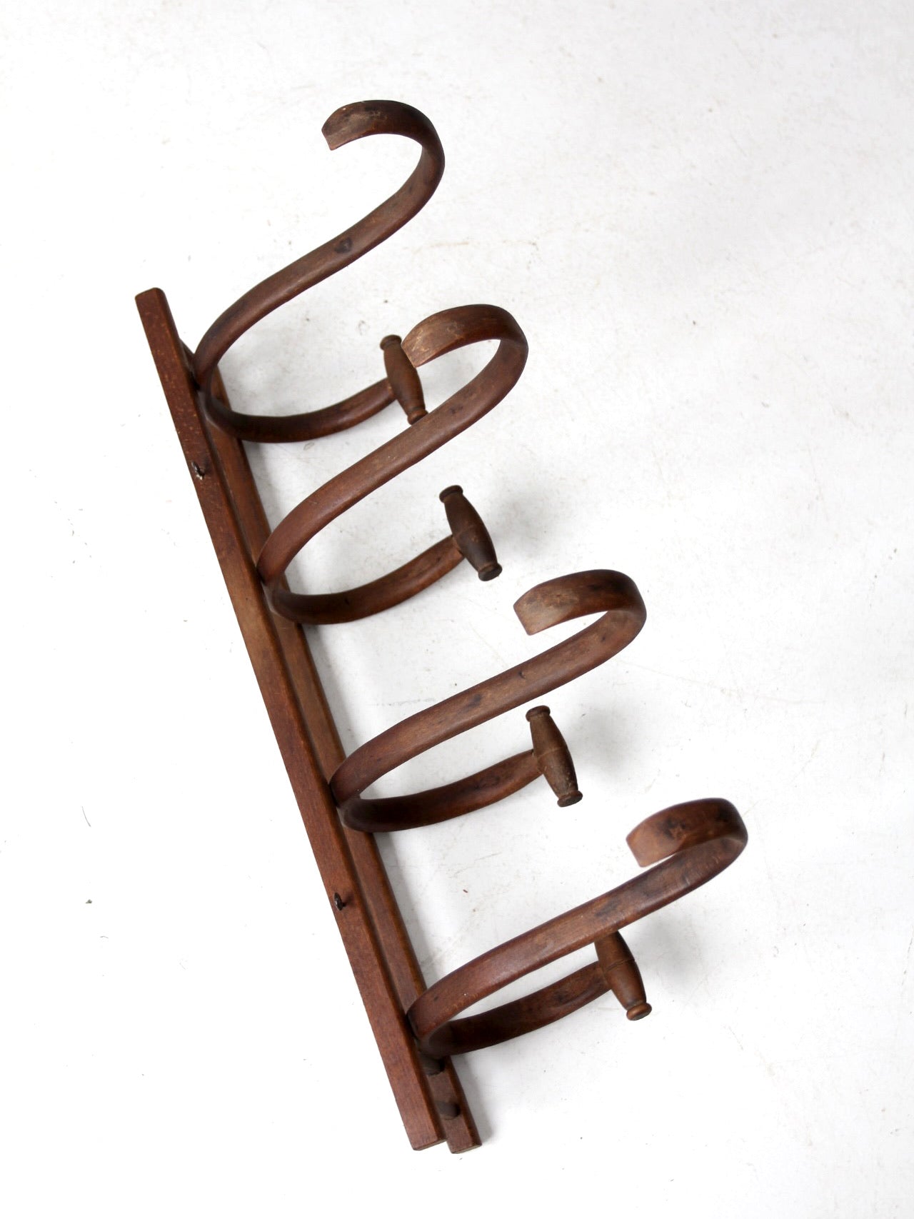 antique bentwood wall rack