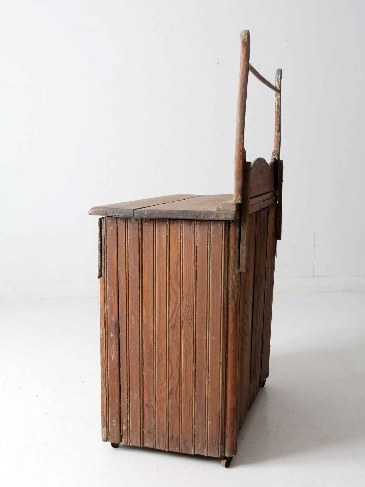 antique primitive washstand cabinet