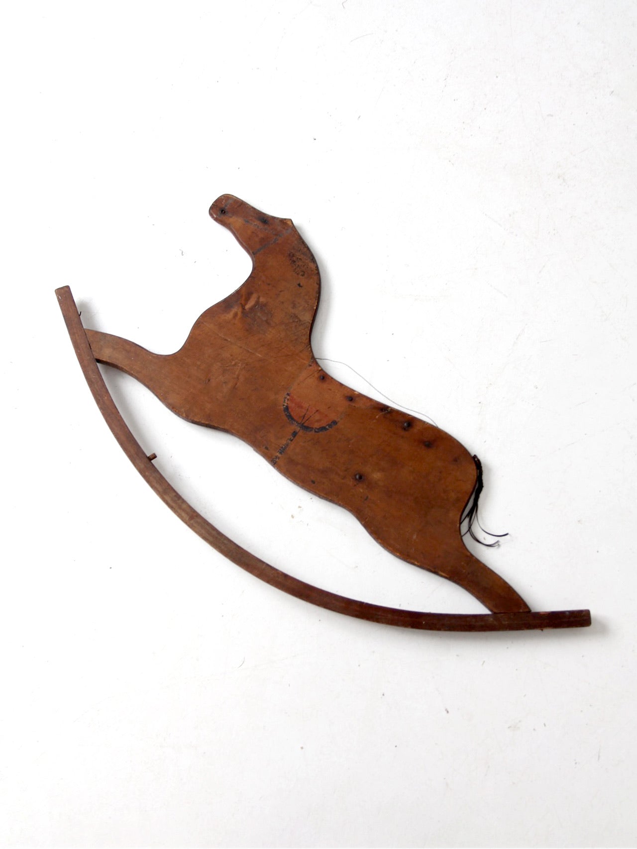 antique rocking horse wall hanging