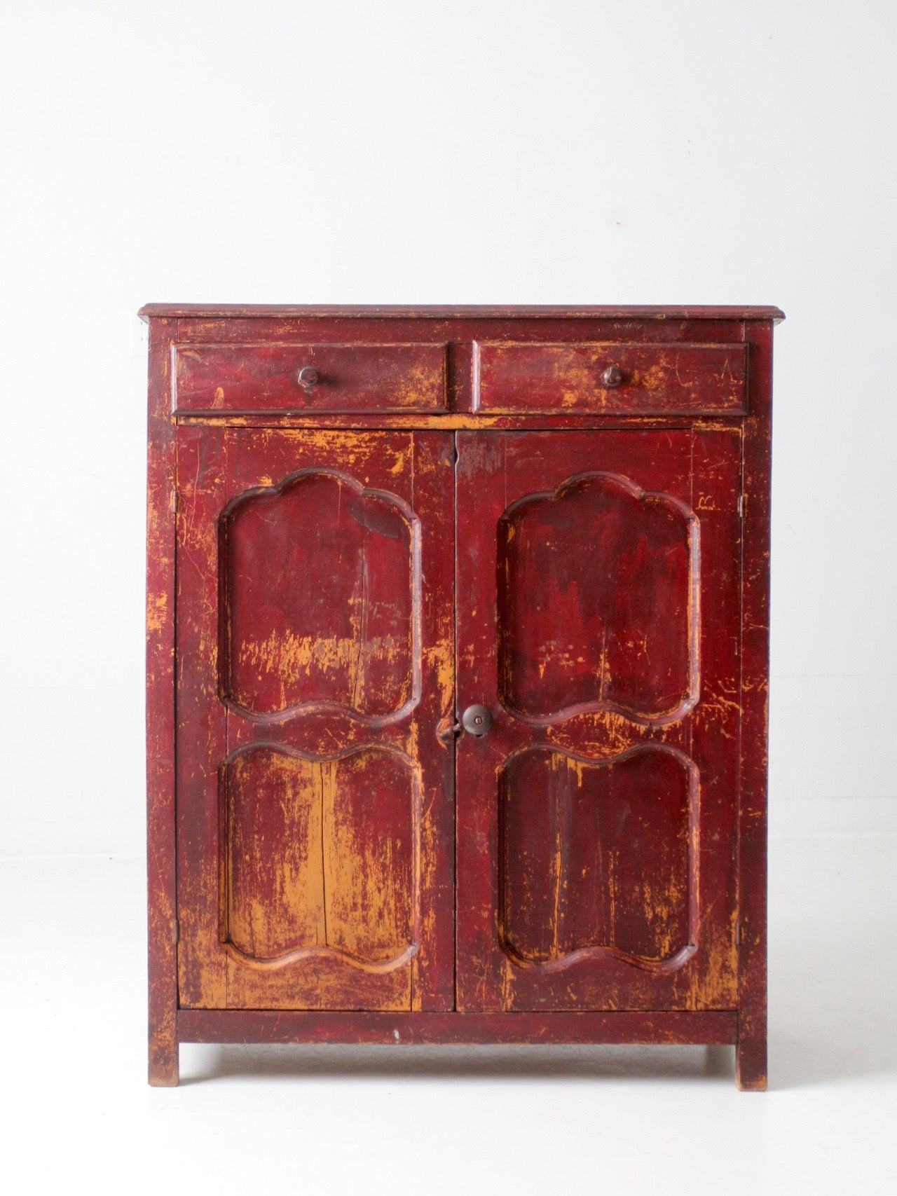 antique American jelly cupboard cabinet