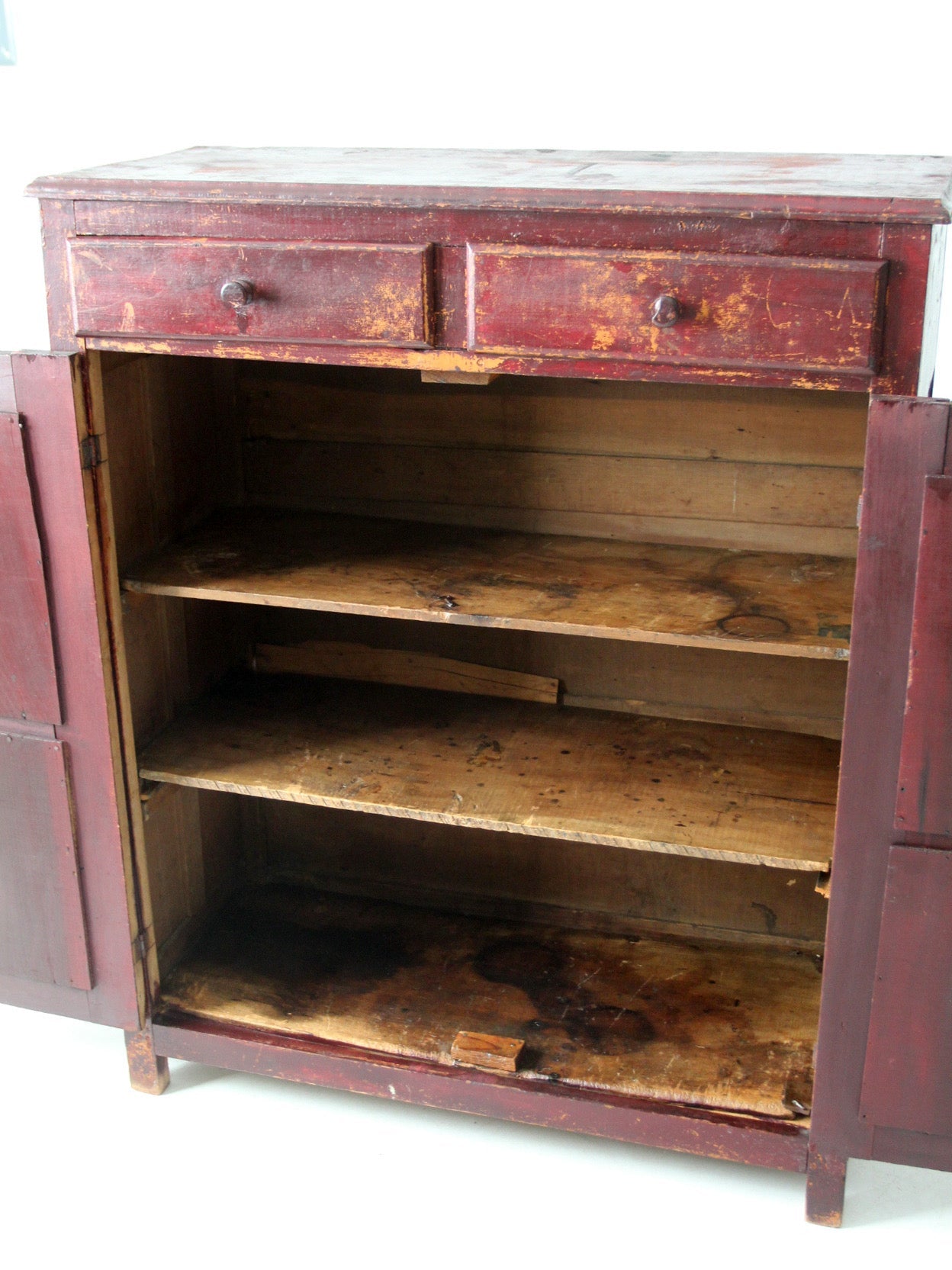 antique American jelly cupboard cabinet