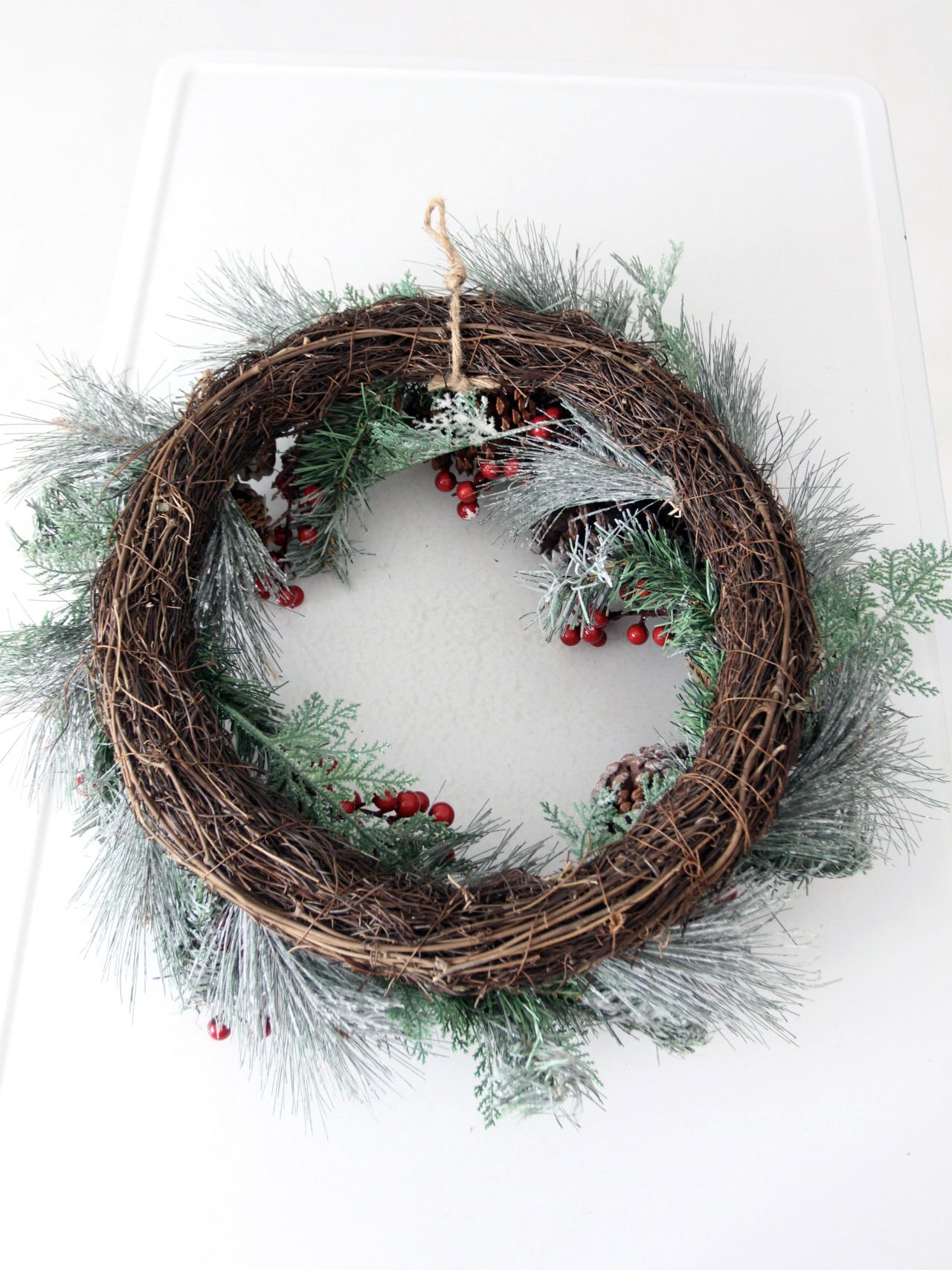 vintage Christmas wreath