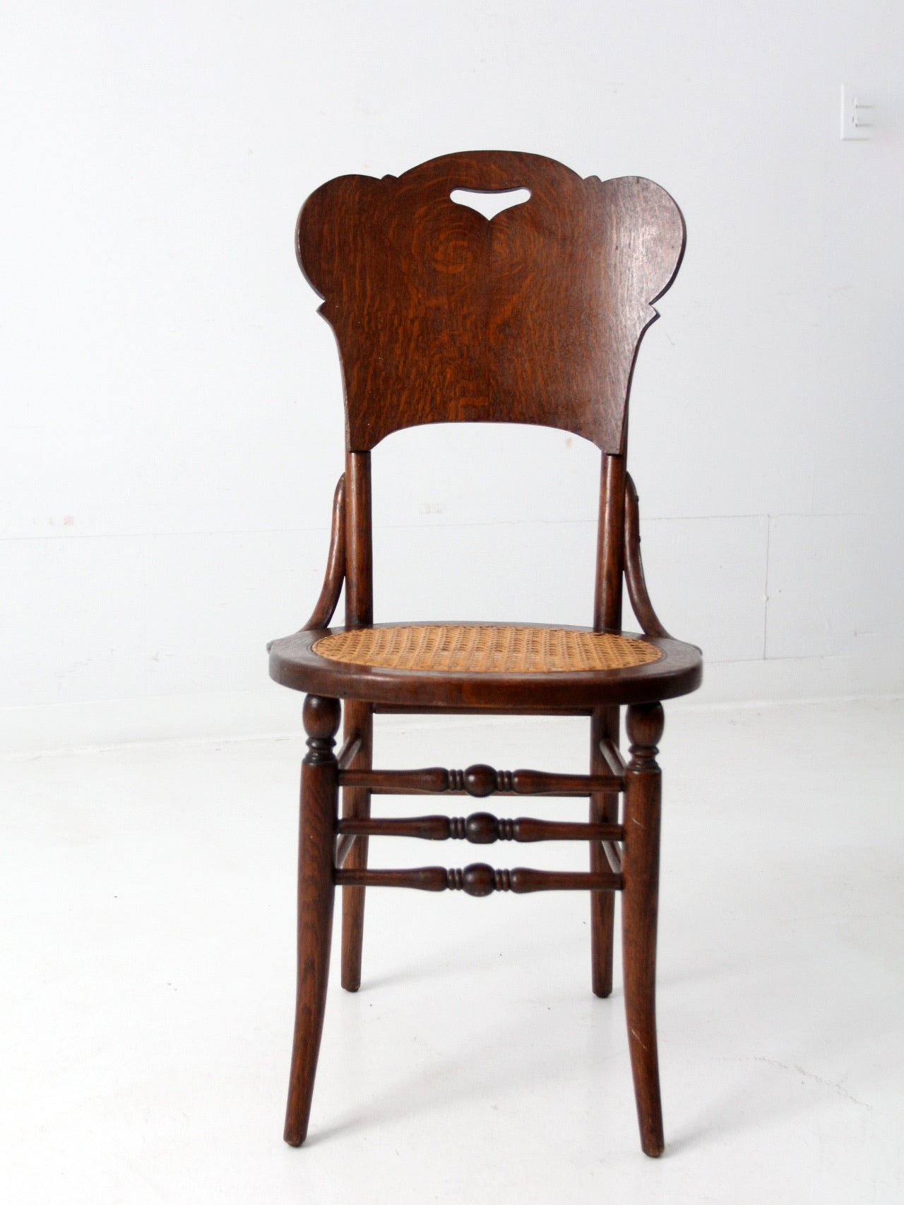 antique cane seat bentwood chair