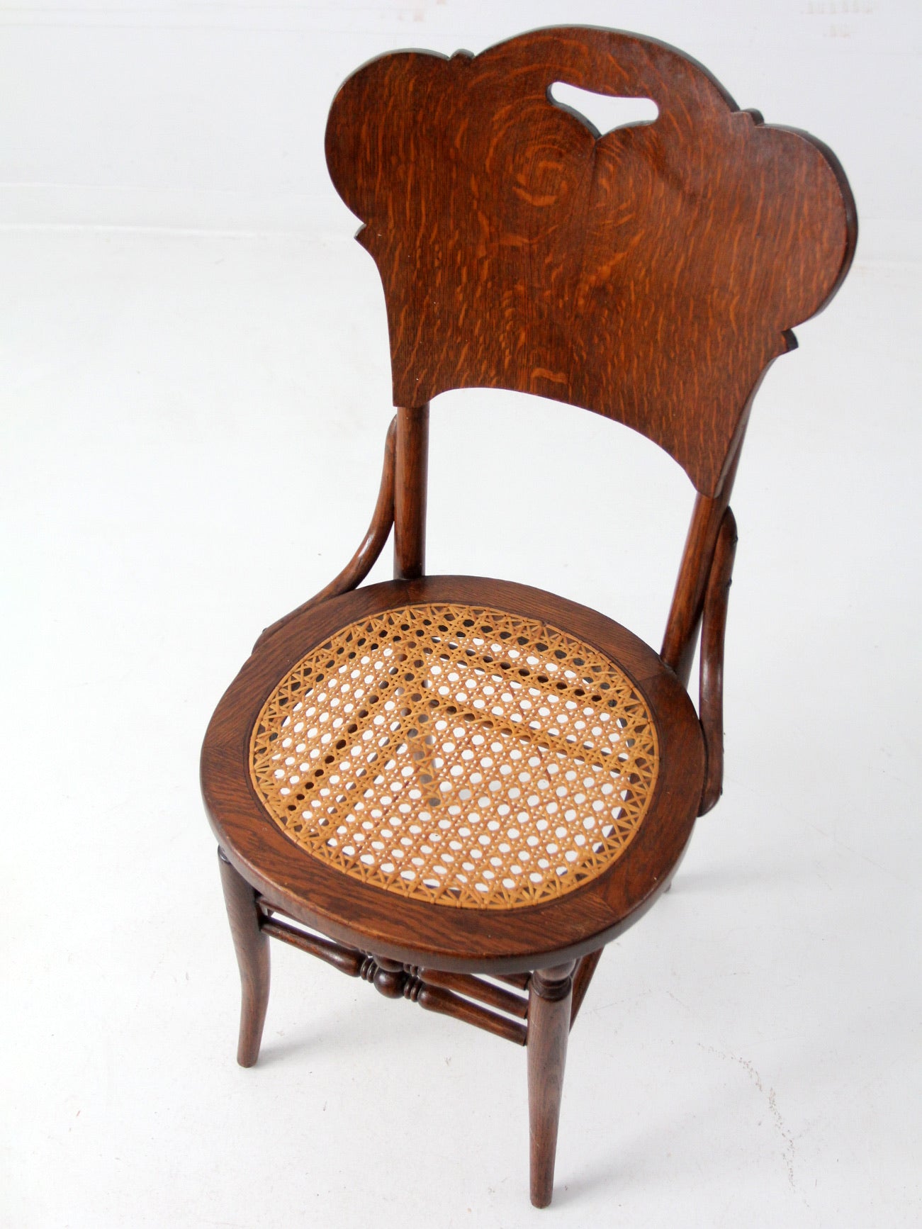 antique cane seat bentwood chair