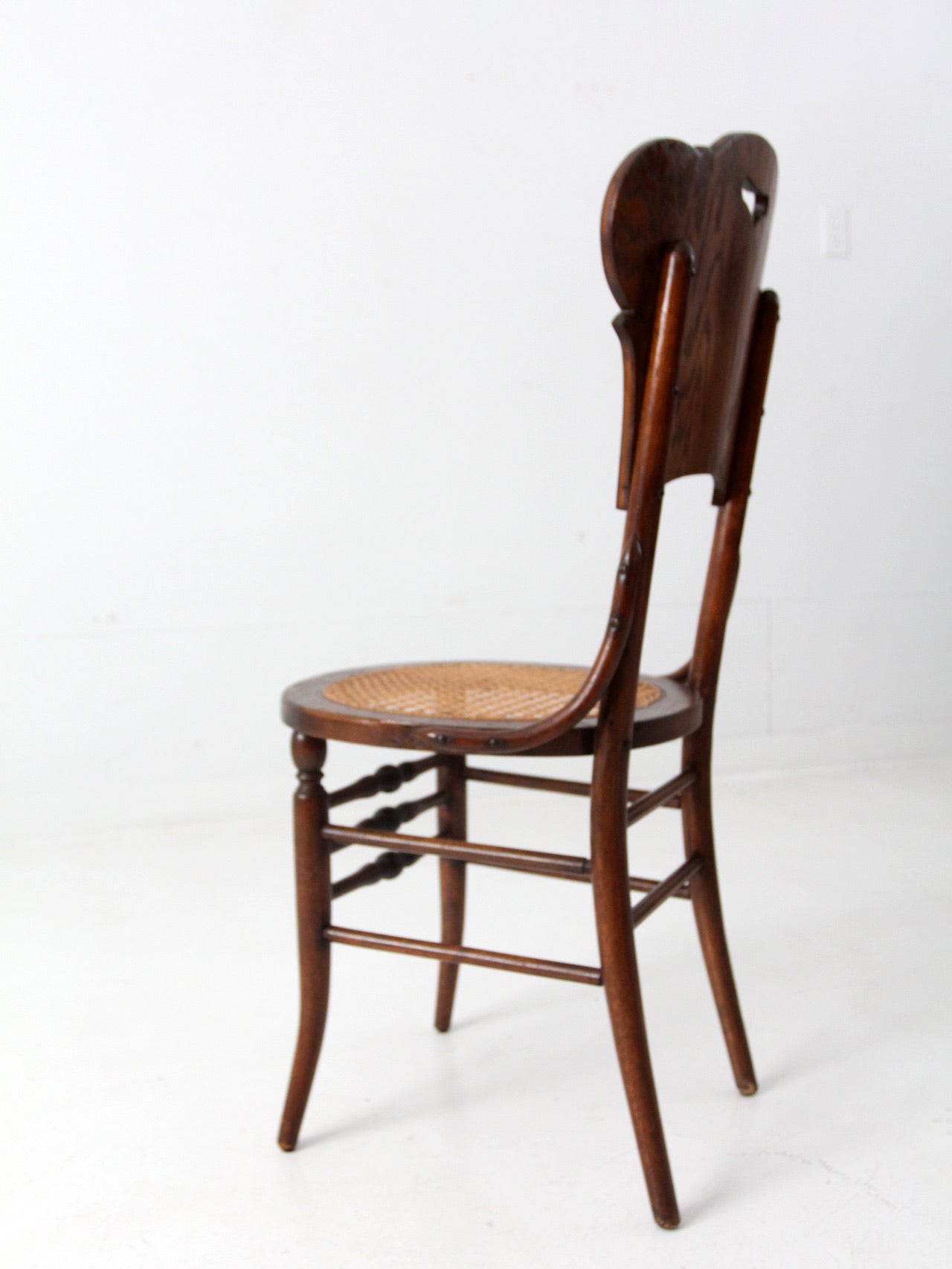 antique cane seat bentwood chair